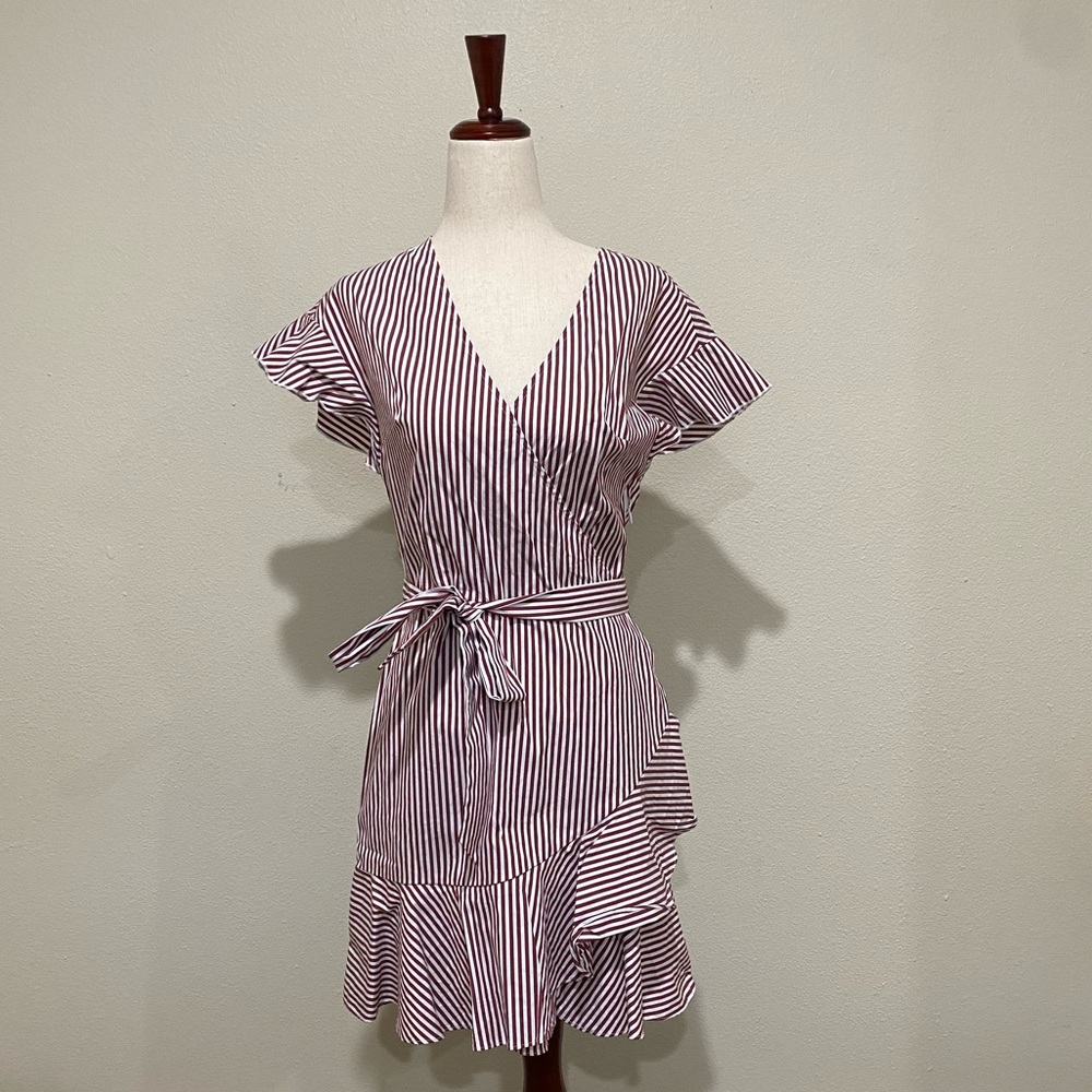 Express Faux Wrap Dress